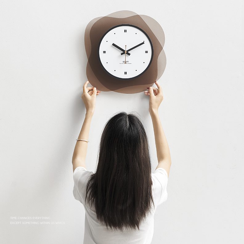 钟面创意现代轻奢沙发餐厅电视背景墙ins风壁挂卧室客厅装饰挂件