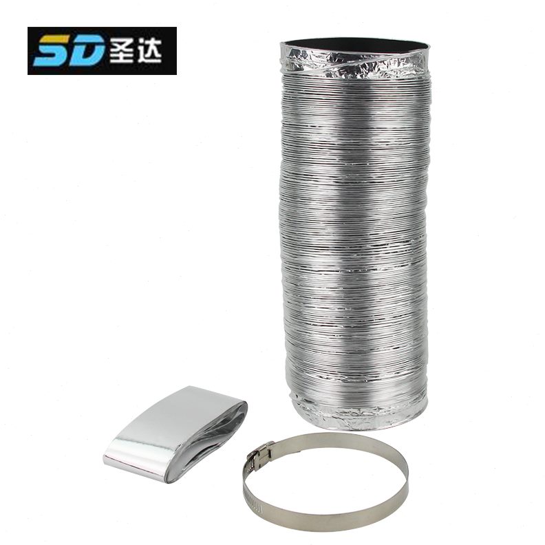 换加厚0排气管伸缩厨房油烟机mm排风铝箔2米双层气管16风管软管