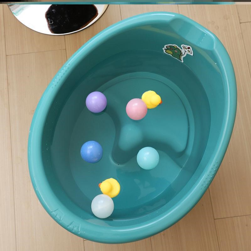 宝宝洗澡桶0一6岁儿童洗澡盆3岁以上冲凉盆小孩子1圆桶小朋友浴盆