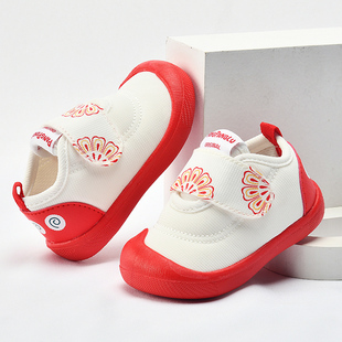 学步鞋女宝宝春秋季0一q1-3岁2婴儿鞋春款软底防滑透气男宝宝鞋子