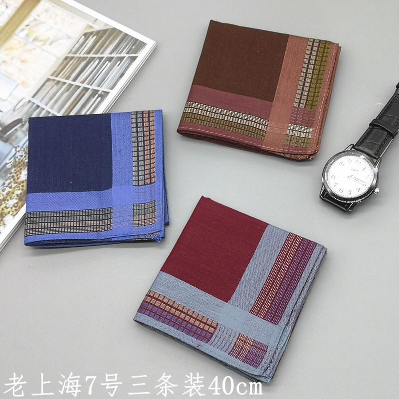 老上全棉老式手帕男士老人随身棉布擦汗吸汗女士手绢海新款