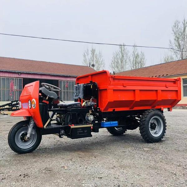 25马力封闭家用棚柴油自卸三轮车981全农用载货运输用三马车工地