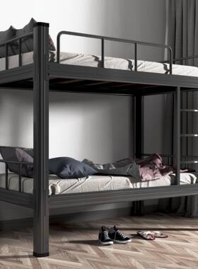 低学生宿舍高床上MC-SXP下铺铁架员工双层床成寓人公架子床工地床