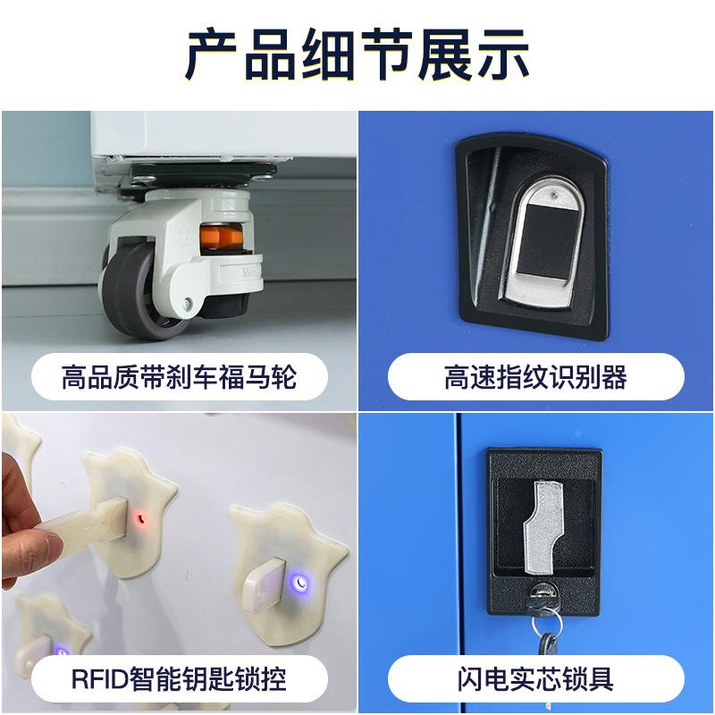 RFID智YJ-ZY001能钥匙柜人脸识别汽车纹钥匙存放指密码钥收纳柜柜