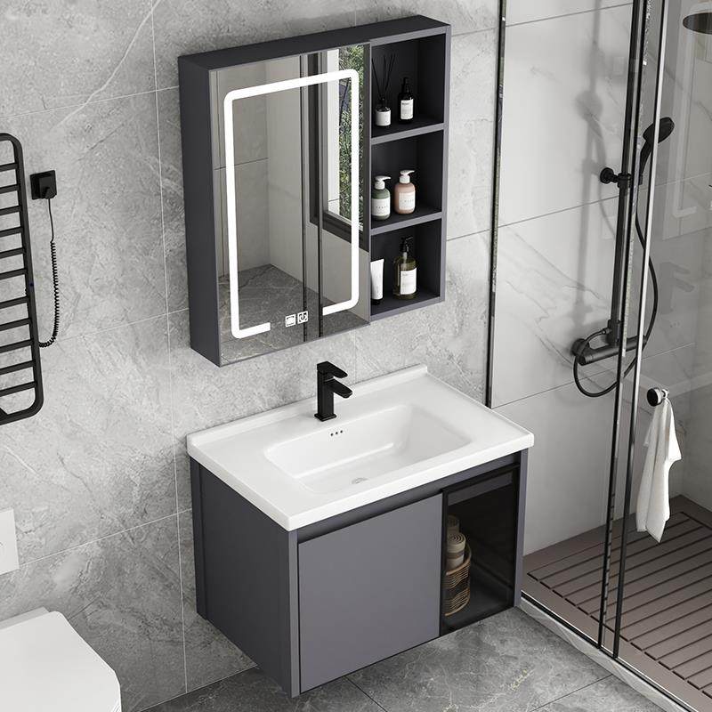 铝窝板3洗5/404蜂4cm窄长浴宽室柜手池太空铝柜陶瓷盆组合380小户,家装主材,浴室柜,淘宝优惠券,粉丝福利购,淘宝优惠卷