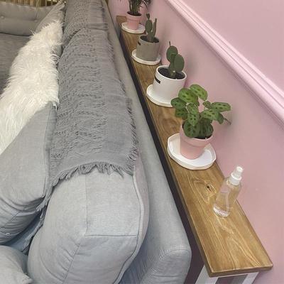 7K沙发后置物架床后靠墙收架纳实木窄缝长条桌背柜脚地TYS1225落