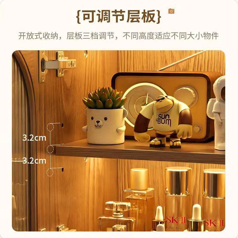 冬机器人头柜木00带床灯全实木边边几侧柜客厅电视置物柜创意床头