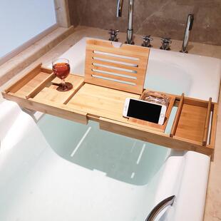 欧式滑伸缩防架浴缸架可调21节浴盆木桶浴生缸支架卫间泡澡置物支