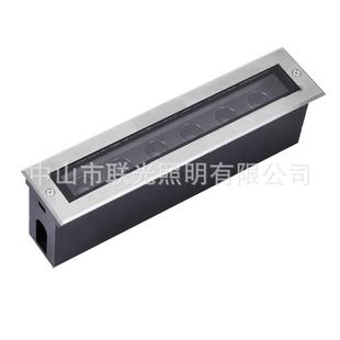 户外LE灯D线性埋地4W防眩光嵌入式 012埋灯24地V可调角度地 线型KL
