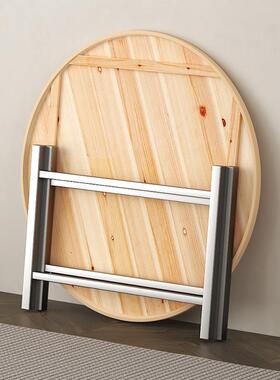 实木大圆桌面板家用折面餐酒桌GDN10人15带转盘圆台餐厅店饭桌商