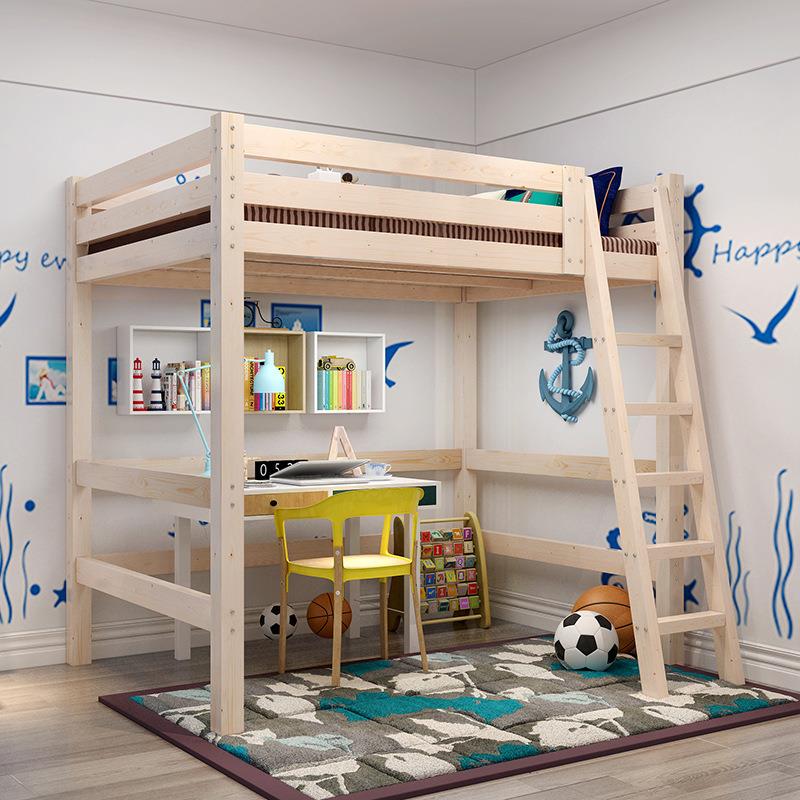 源头新款高架木床实高低床.儿童米床成人上下床双人床实000木床15