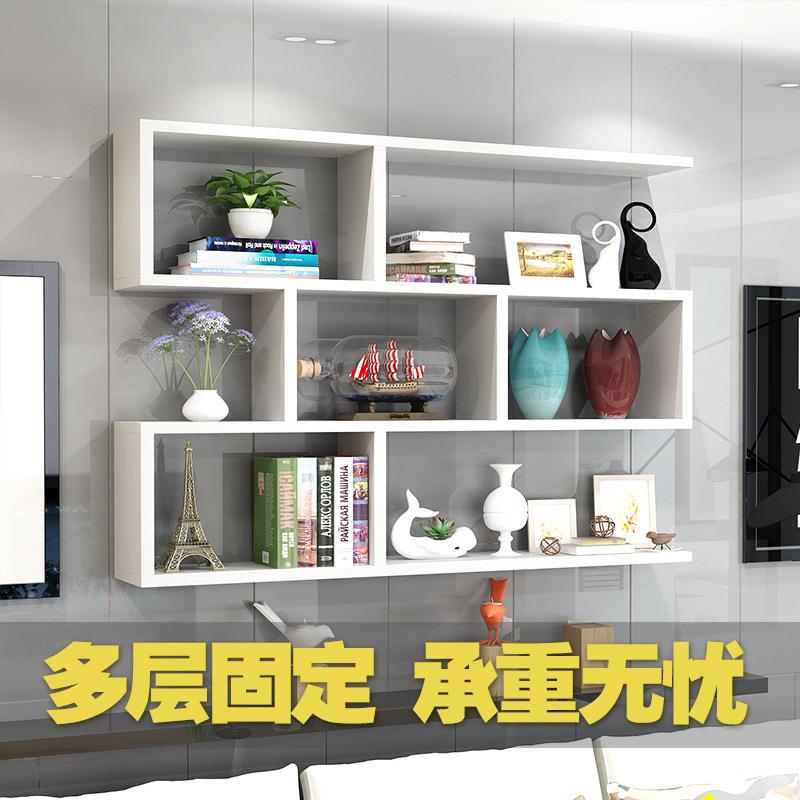 272墙置物架壁挂书架墙架壁客厅墙面上装饰现代简约墙室柜储物卧