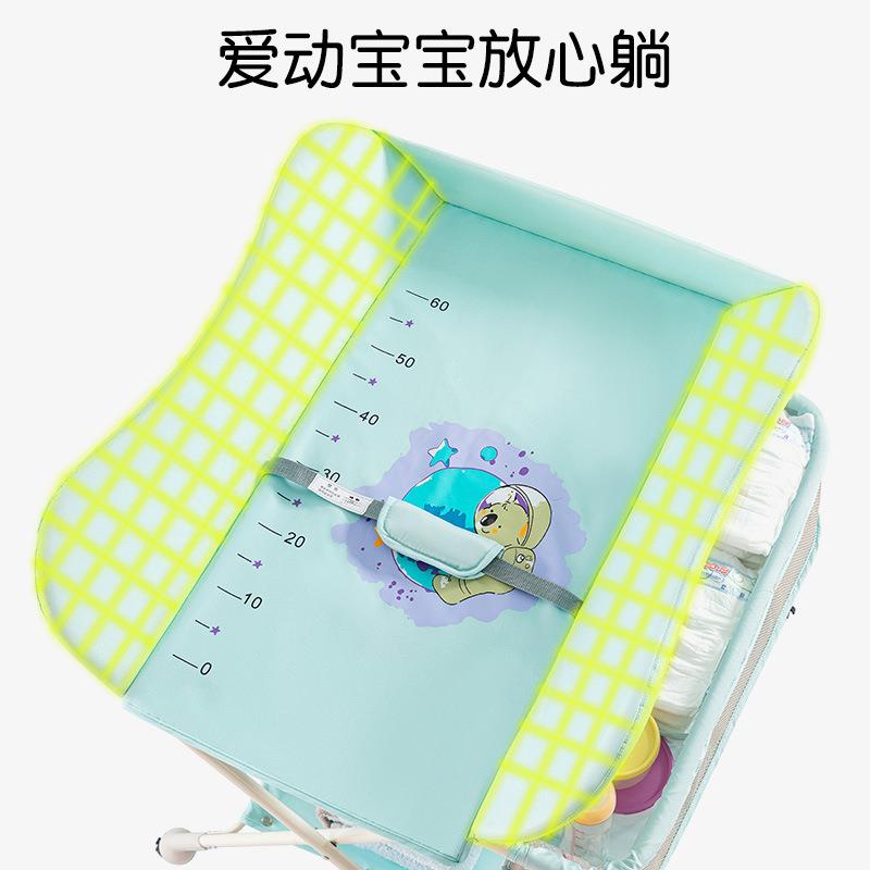 尿布台婴儿护台理便携式功能折新生儿宝宝洗浴换986叠尿多布抚触台