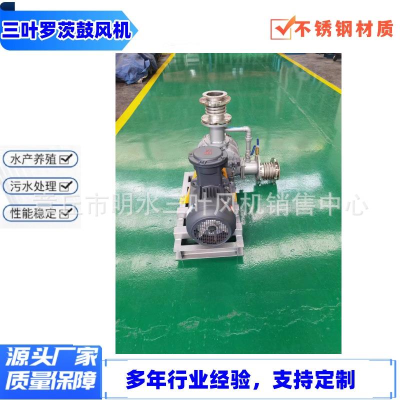 三不锈钢304材质罗茨风机风增压泵特殊气体436不锈钢材质叶罗茨机