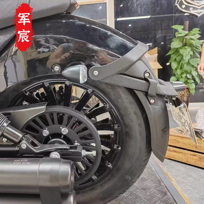 V旗加长0专用装黑于奔达适用前挡泥配件泥4挡泥板瓦加板50改装