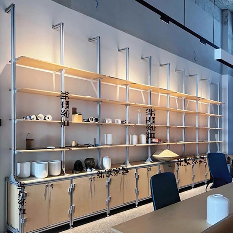 书柜桦木落地置物架家用客厅靠墙展示架收纳柜子储物柜陈列柜书架,住宅家具,家用陈列柜,淘宝优惠券,粉丝福利购,淘宝优惠卷