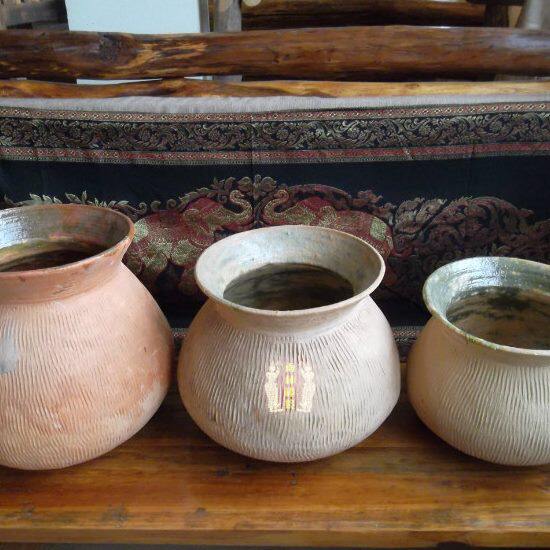 傣陶土锅土罐储水罐版纳慢轮古陶纯手工制作炖煲煮适用特色炊具