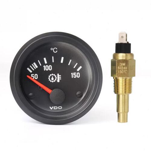 原装进口仪表推土机VDO油温表50-150℃温度表传感器310-040-015