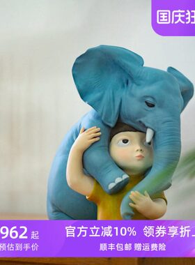 马稀奇X玉象 《讓我艺术抱抱你-吉限量版》联名款艺术雕塑