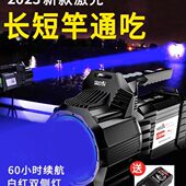 强光炮夜光沃尔森大功率超亮疝台野钓装 备气钓蓝光钓鱼夜钓灯激光