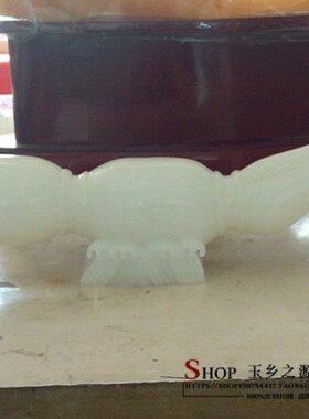 摆件莲藕阿富摆件莲汗天然连礼品手工雕刻菜玉玉玉石年有财白玉石