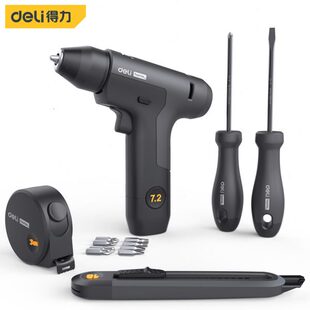 维修20 套装 多功能工具应急件套86得力锂电钻o068HTL h家居me
