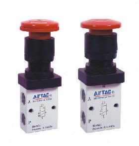 0S3LS/P手动阀S63停驻P正宗手动阀08-35按钮L--旋转PL型亚德客0