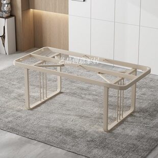 板轻奢板岩桌架书桌现货办公茶几桌岩餐桌茶桌桌脚 桌腿支架支架