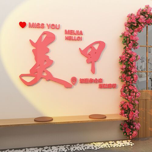 网红拍照区布置地标名打卡互动工业露营风背景墙贴奶茶店墙面装饰