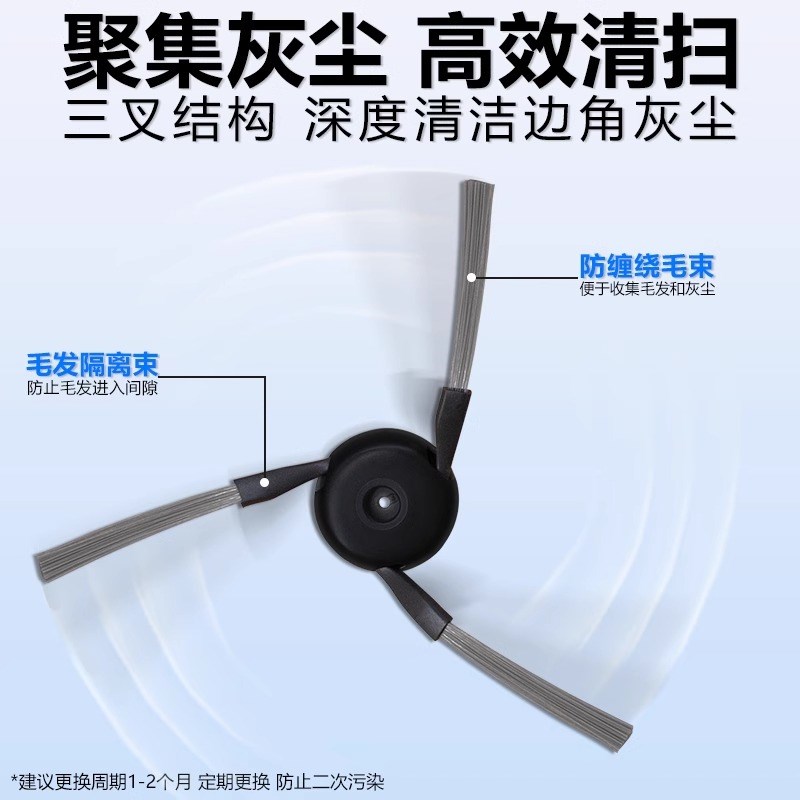适配追觅配件X40 X40Pro主刷滚刷边刷滤网抹布拖布集尘袋清洁液