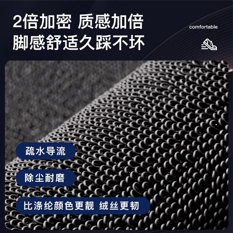 简约现代室外入户地垫门垫进门商用家用门口地毯耐脏耐磨防滑脚垫