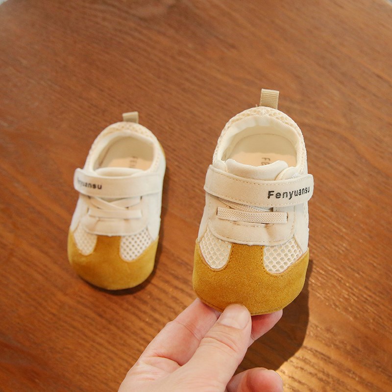 2025夏季婴儿学步鞋网面一岁宝宝凉鞋软底6-12个月婴幼儿鞋子春秋