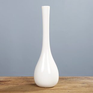 瓶白瓷花瓶小号观音长净佛净水颈前插花禅意瓶供佛青瓷玉陶瓷摆件