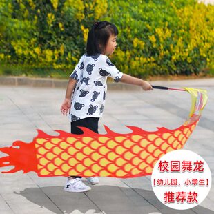 道具新款演彩带龙舞表健身健身甩龙广场舞甩甩龙头舞龙彩带儿童龙