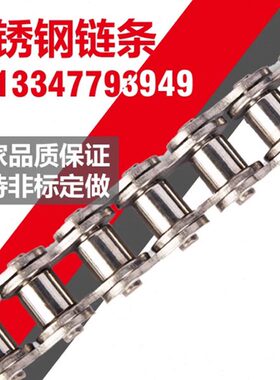 304不锈钢传动输送链条3分06B4分08B5分10A 6分12A1寸16A 20A24A