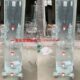防水圆柱封底圆筒亚克力管透明配测试有机玻璃水桶形阀加开孔高盖