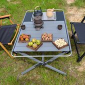 烧烤炉家用桌桌露营茶台室内I折叠桌蛋卷煮GT围炉茶桌户外烧烤架