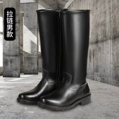 装 队服旗国旗儿童靴子仪仗队号成人鼓靴子靴升高筒手黑白班