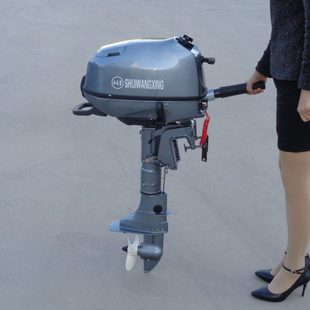 销售四冲程挂桨机 水王星汽油船挂机一体机水冷船尾机配件