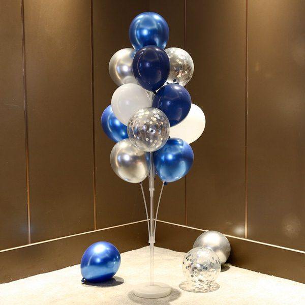 银色蓝色透明气球地飘桌飘立柱支架生日派对装饰场景布置汽球开业,节庆用品/礼品,发光气球,淘宝优惠券,粉丝福利购,淘宝优惠卷