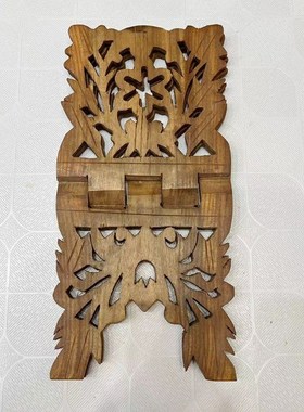 书架木书架巴基斯坦J木雕书架木架子