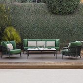 休闲酒店庭院户外沙发露子天防水防晒阳台沙发椅编绳院藤沙发组合