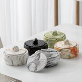 防带盖高端感飞大气上档烟灰缸家用灰潮流创意个性 次客厅高级烟缸