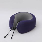 办公室午睡枕开车旅行枕U型枕护颈便携u形枕清凉多功能记忆棉颈枕