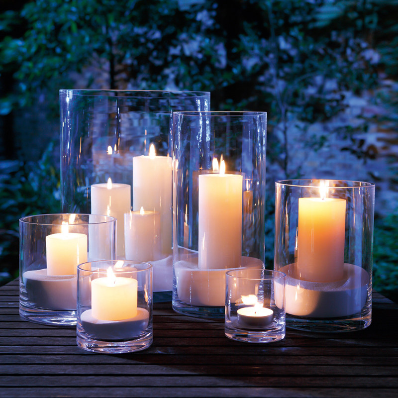 高款特大号玻璃花瓶透明富贵竹龙竹大F口径宽口大口广口敞口醒花