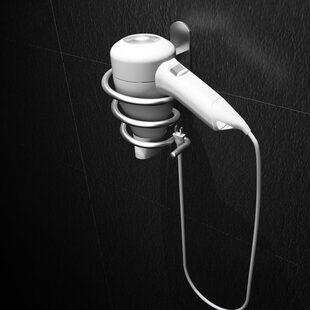 风筒铝卫生间太洗漱浴室家用架欧吉免打孔空壁挂挂墙吹风机置物架