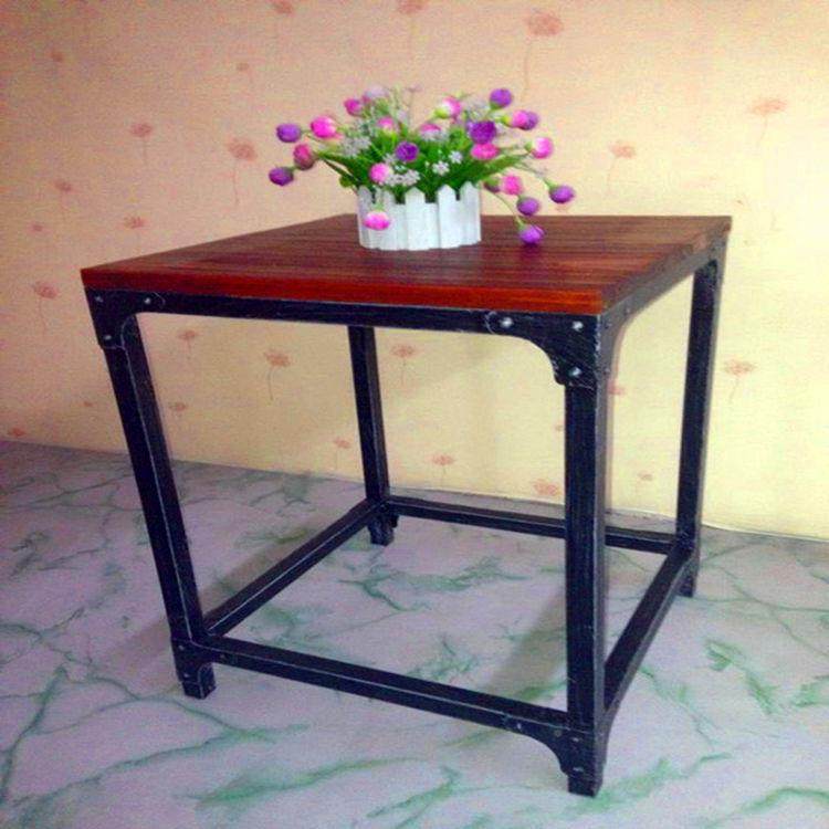 复古实木啡艺做旧茶几四方桌边几角几咖桌头MOO柜实床木桌铁子棋,标准件/零部件/工业耗材,车间地垫,淘宝优惠券,粉丝福利购,淘宝优惠卷