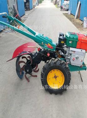 多FZ-16521土功能带滑轮打田机水冷型犁地松机防拖农用单缸柴油手