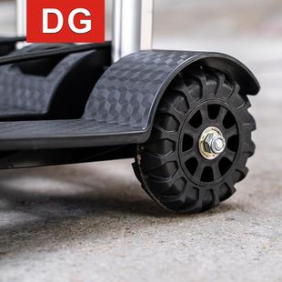 铝合金手拉杆车万向李折D28 A轮小推车叠购物车家用买菜车行车拉