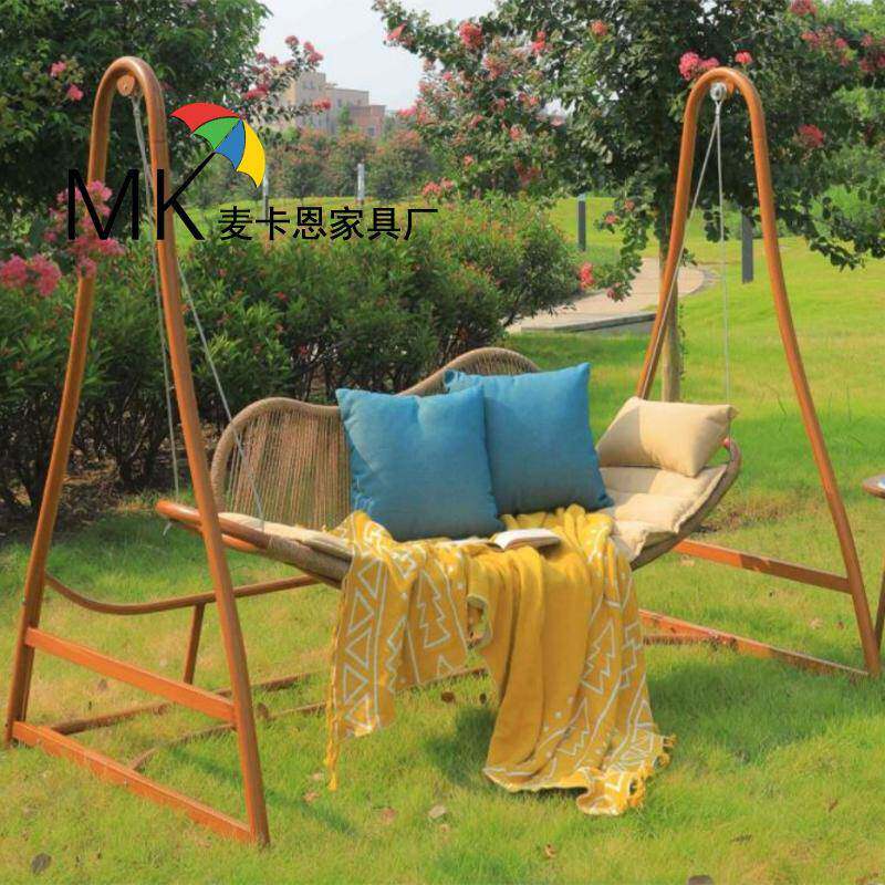 外秋千双人吊花床庭698院小荡秋千室外院网红园民宿酒户店秋千椅